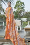Pranjali By Vallabhi Chiffon Printed Daily Wear Saree Exporters In India
